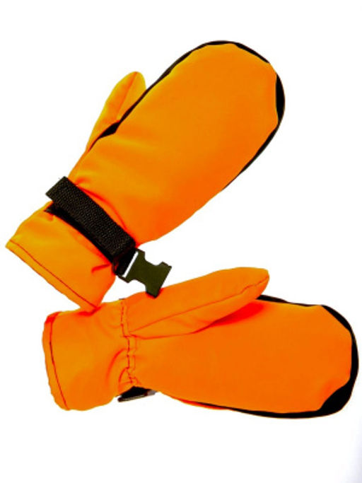 Варежки утепленные оранжевый