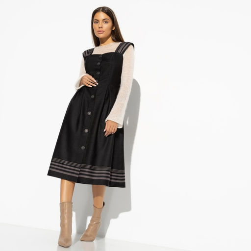 Сарафан из костюмной ткани В стиле Леди Ди (офис) - Charutti фото 6