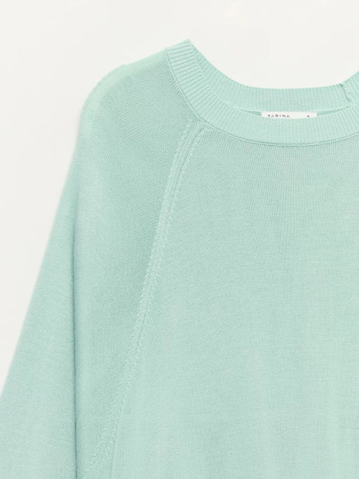 Джемпер с широким рукавом из вискозы / Zarina фото 4