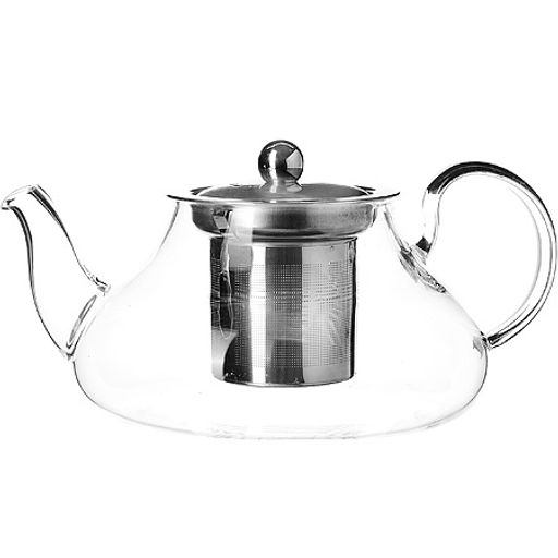 60076 Заварочный чайник 3пр 800мл стек н/с LR(х24) - Mayer&boch фото 3