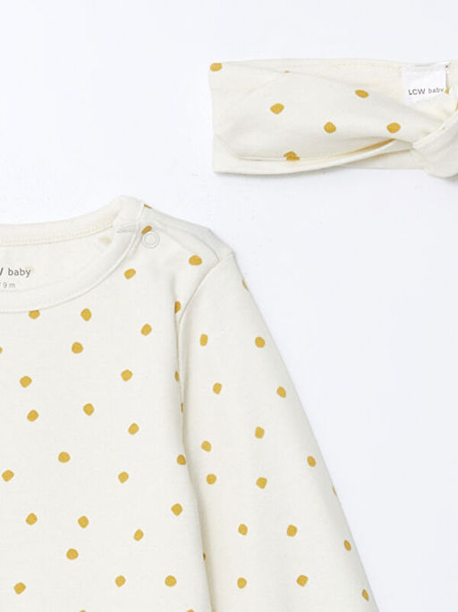 Bisiklet Yaka K?z Bebek Hastane ??k?? Seti - Waikiki фото 3