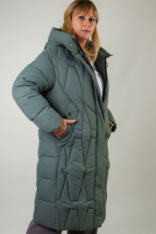 Зимняя куртка удлиненная, арт.28117