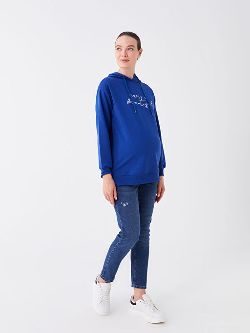 Kar?n Panelli Boyfriend Fit Hamile Jean Pantolon