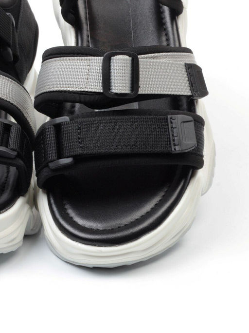 08-PED76-1 BLACK Босоножки (текстиль, стелька натуральная кожа) - Фабричный китай фото 15