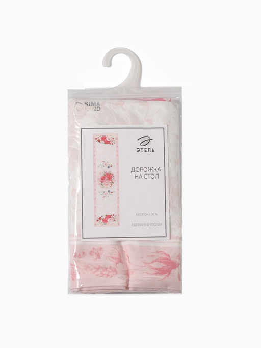 Дорожка Этель Розы, 40?146 см, 100% хлопок, саржа 190 г/м?