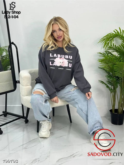 Кофта женская с рисунком - Bruno фото 6