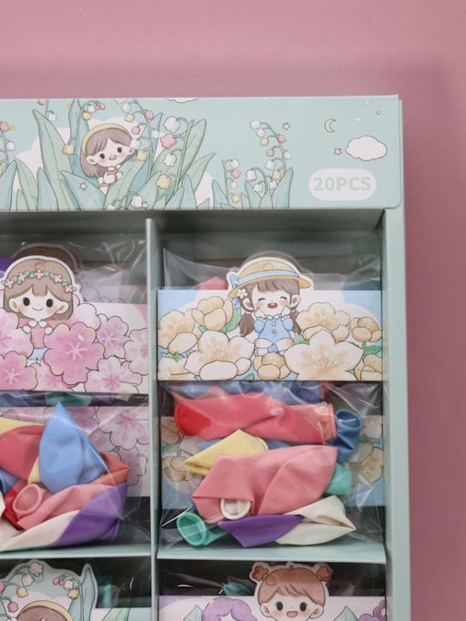 Набор воздушных шаров "Flower Girl", mix