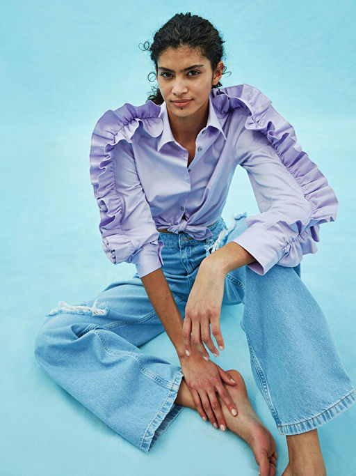 KOLLARI FIRFIR DETAYLI ?NDEN D??MEL? KADIN JADE G?MLEK