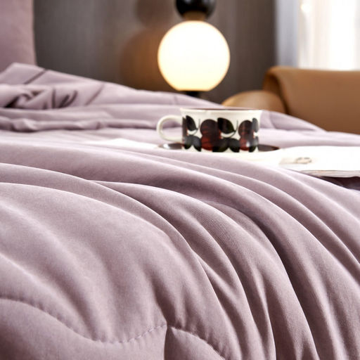 Одеяло Candies Бархатный Сатин с простыней и наволочками ODCANO025 Евро