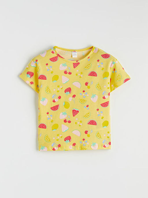 Kalp Desenli K?z ?ocuk Ti??rt ve ?ort