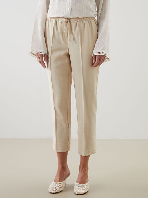 Beli Lastikli Havu? Kesim Kad?n Pantolon