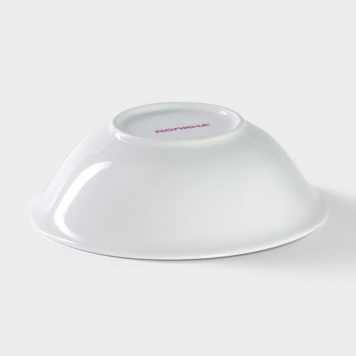 Детская тарелка глубокая Доляна Единорожка, 400 мл, d=15 см, керамика, белая  фото 4