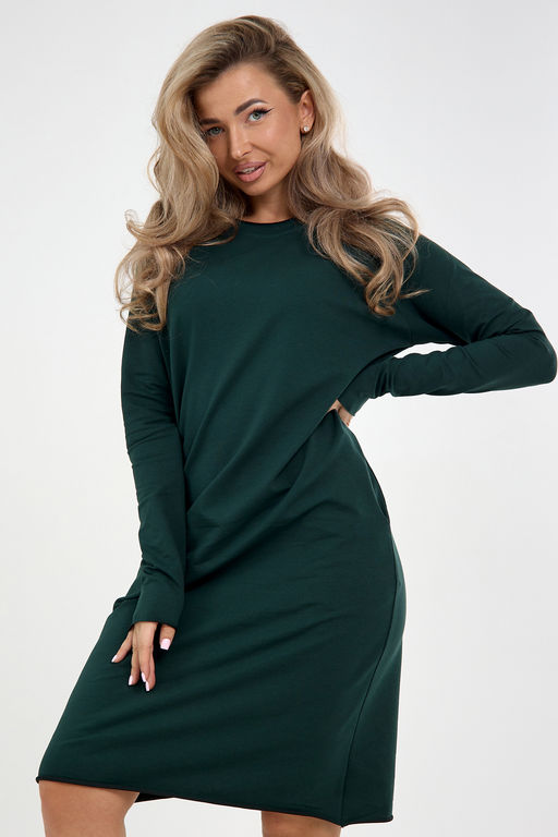 Платье футер-реглан