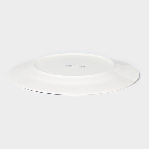 Тарелка новогодняя Доляна «Волшебная сказка», d=25.2 см, фарфор, белая