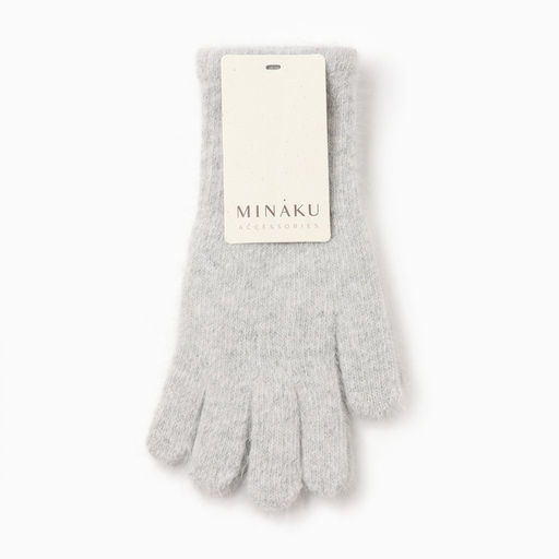 Перчатки женские MINAKU, светло-серые, 25 см
