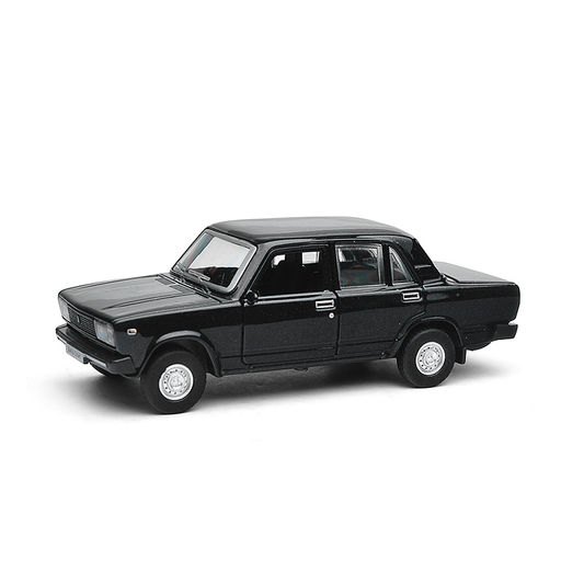 Машина металл LADA ваз-2105 1997 12 cm, двери, багаж, инерц.черный
