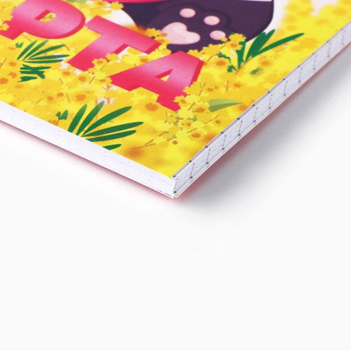 Цена за 10 шт. Блокнот Панда, 8 Марта, А6, 40 листов в клетку, обложка картон