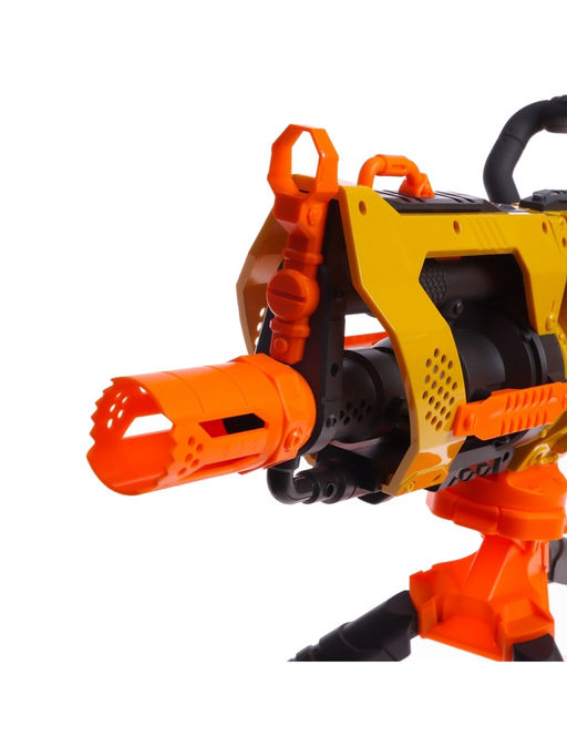 Бластер Скорострел, стреляет мягкими пулями, работает на батарейках - Simaland фото 10