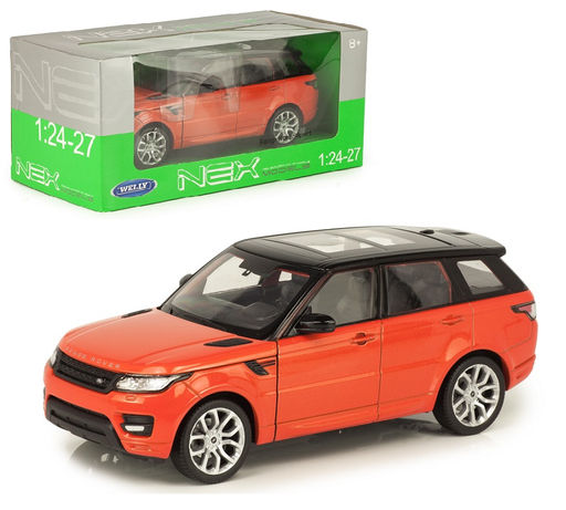 Welly. Машинка 1:24 "Range Rover Sport" оранжевый/черный арт.24059W