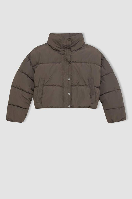 Водоотталкивающее пальто для девочек - Defacto фото 7