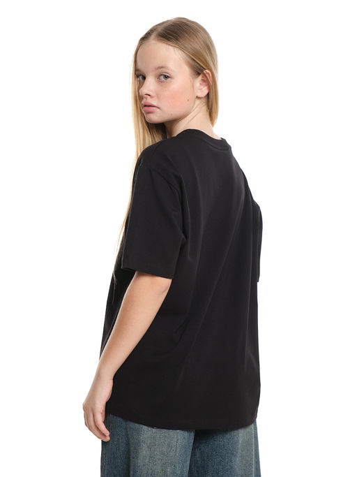 Футболка с принтом 22-9019 белый - Mini maxi фото 9