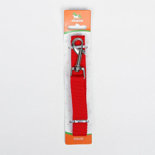 Поводок 1,2 х 2 см, полиэстер, красный - Пижон фото 4