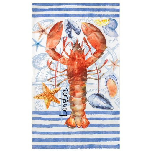 Полотенце Этель Морское 40х73 см, 100% хлопок, саржа 190 гр/м2  фото 2