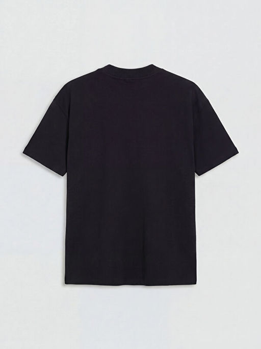 Bisiklet Yaka ?i?ek ??lemeli Bluz