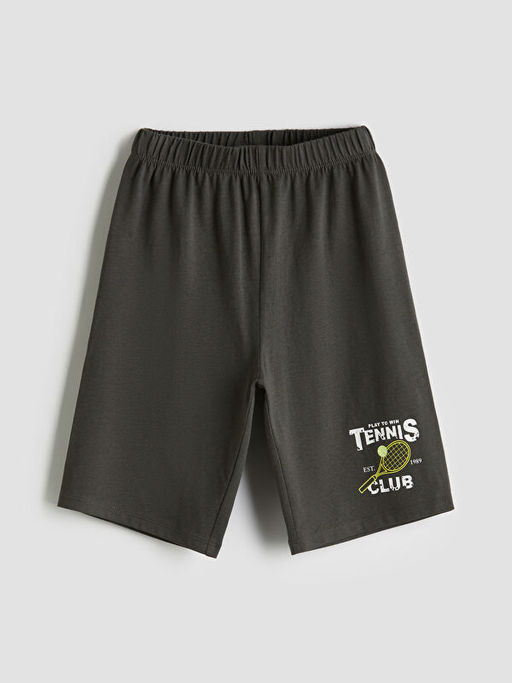 Beli Lastikli Erkek ?ocuk Pijama ?ort 2li