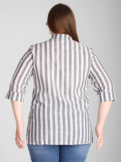 Рубашка женская в полоску