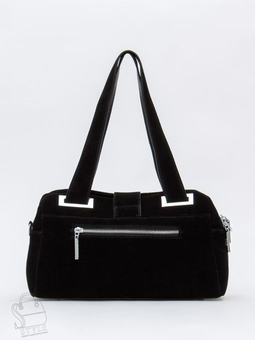 Сумка женская кожаная 0873CF black  Polina&Eiterou