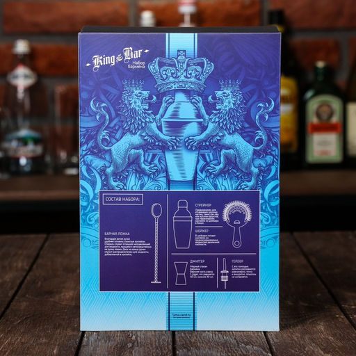 Набор для приготовления коктейлей Король бара: 5 предметов - Дорого внимание фото 18