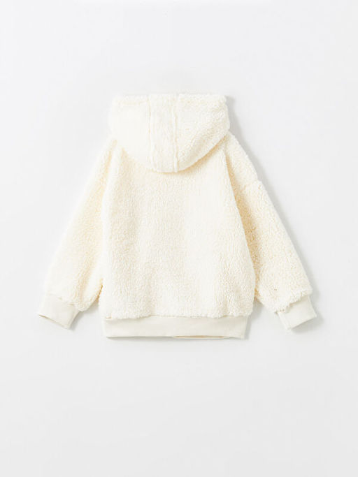 Kap??onlu Erkek Bebek Fermuarl? Sweatshirt