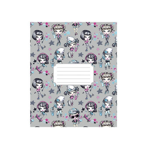 Цена за 10 шт. Тетрадь 12 листов в линию На Стиле, обложка мелованный картон, ВД-лак, блок № 2 (серые листы), МИКС - Calligrata фото 4