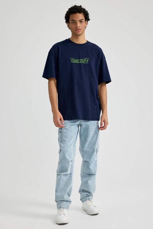 Футболка с короткими рукавами и круглым вырезом Dragon Ball Comfort Fit - Defacto фото 2