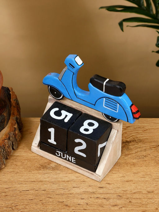 Календарь настольный Мопед, 145.514 см, дерево, синий - Simaland фото 4