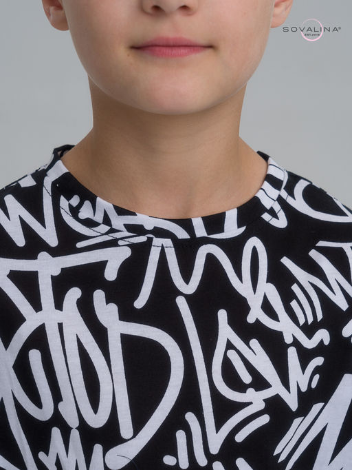 Костюм Daily men надписи-черный - Sovalina фото 20