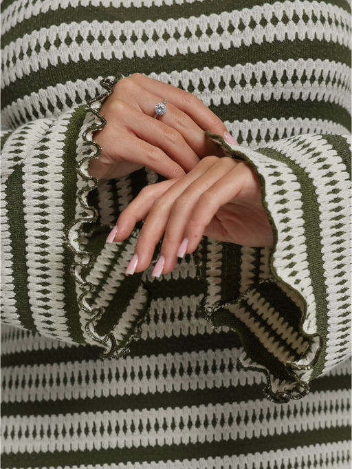 Амелия платье женское (бело-черный) - Lovetex фото 14