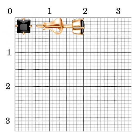 СЕРЬГИ 34815309А - Красная пресня фото 2