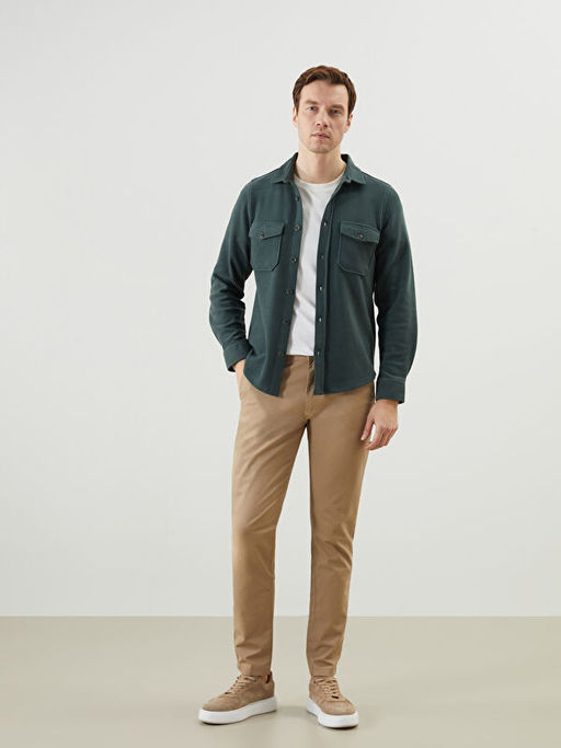 Slim Fit Uzun Kollu Erkek G?mlek