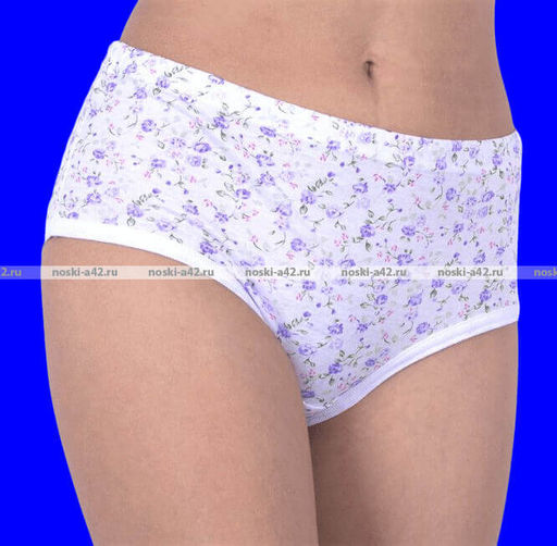 Цена за 5 шт. "Горянка" трусы женские хлопок 100% цветные