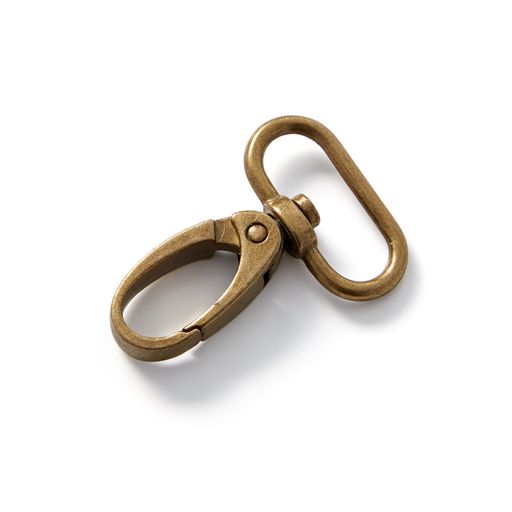 Фурнитура сумочная металл PRYM 417911 Карабин 25x40 мм 1 шт. под состаренную латунь