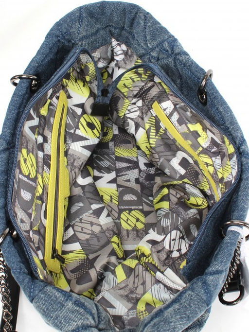 Сумка женская текстиль DJ-7050-2-BLUE JEAN 1отдел, синий SALE 261486 - Bobo фото 3