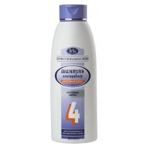 БелорэкБР Проф.лин. Шамп.№4 Шелковый блеск с низасилком для ослабл.и обесцв.волос, 1 л