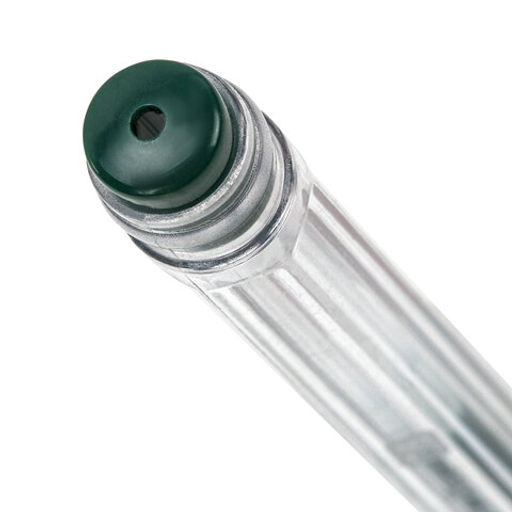 Цена за 3шт. Ручка гелевая BRAUBERG "EXTRA", ЗЕЛЕНАЯ, корпус прозрачный, узел 0,5 мм, линия 0,35 мм, 143904