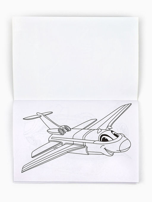 Подарочный набор блокнот-раскраска, трафарет, наклейки и восковые мелки 23 февраля - Artfox фото 4