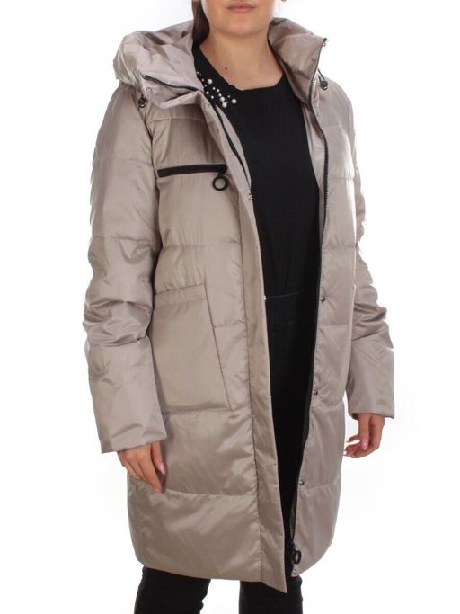 S21122 BEIGE Куртка зимняя женская облегченная Y SILK TREE (150 гр. холлофайбер) - Fashion фото 8