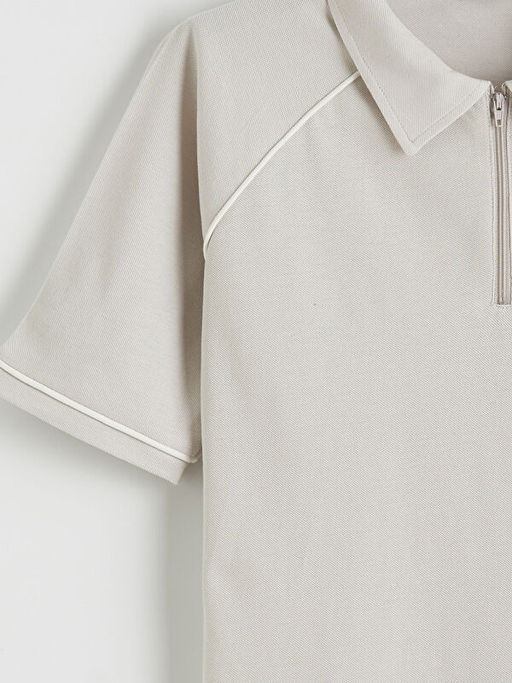 Fermuarl? Polo Yaka Erkek ?ocuk Ti??rt