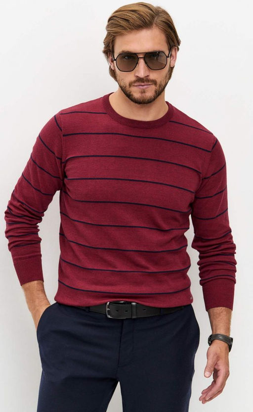 Джемпер F421-1547 bordo - Fine joyce фото 2