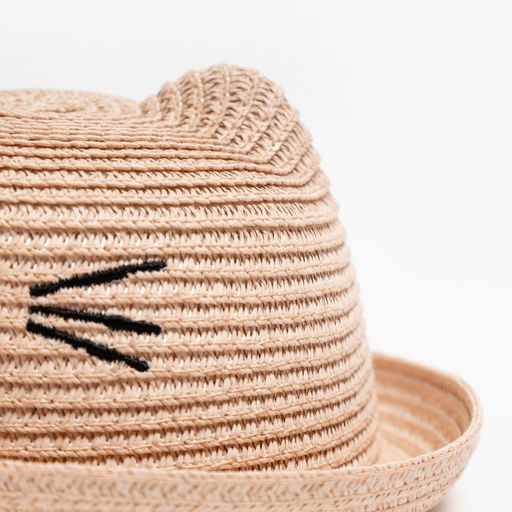 Шляпа для девочки MINAKU «Кошечка», размер 52, розовая